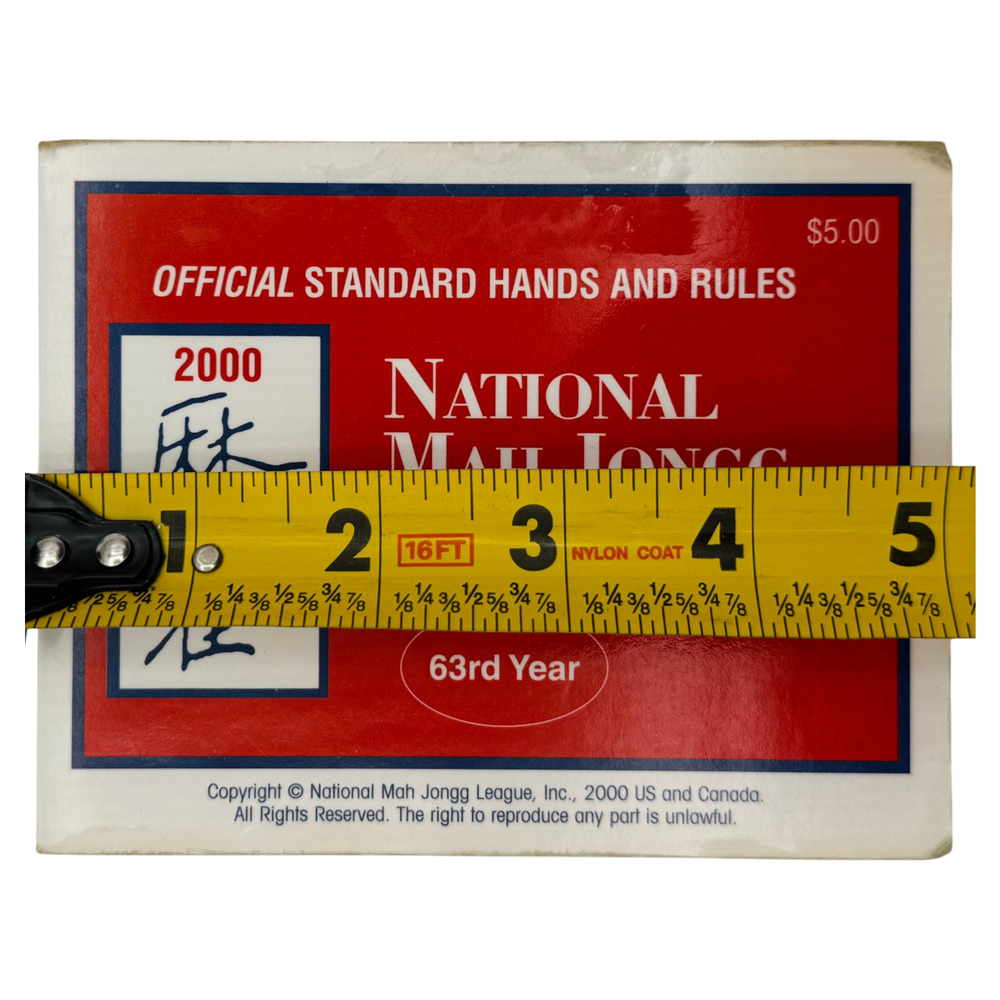 Vintage 2000 National Mah Jongg League Official Standard Hands and Rules 63rd Yr - Picture 2 of 6